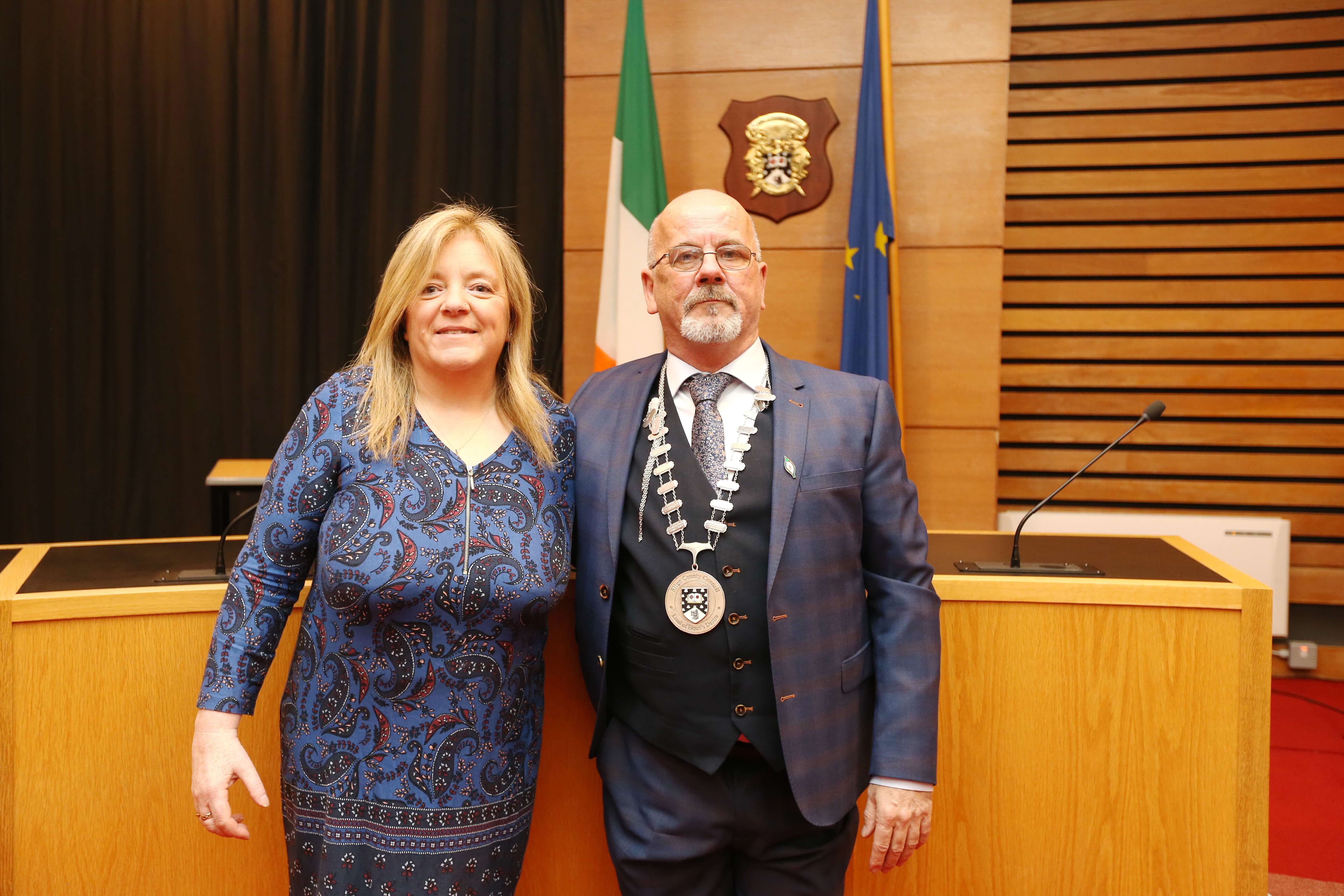 Mayor Gibbons and his wife Celene 